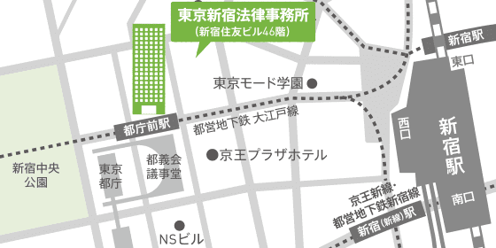 東京・新宿本店地図