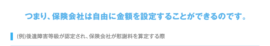 つまり、保険会社は自由に金額を設定することができるのです。