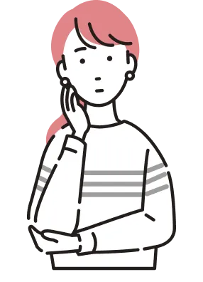 離婚を決めている女性のイラスト