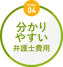 分かりやすい弁護士費用