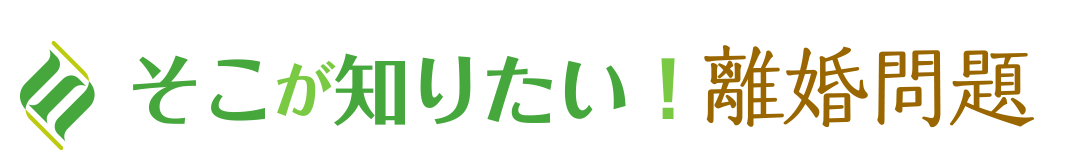 そこが知りたい！離婚問題解決コラム（弁護士監修）｜離婚問題の弁護士への法律相談