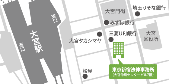 埼玉・大宮支店地図