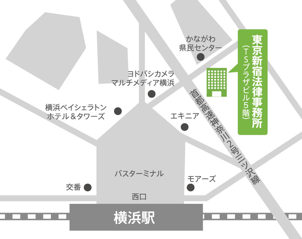 地図：横浜支店
